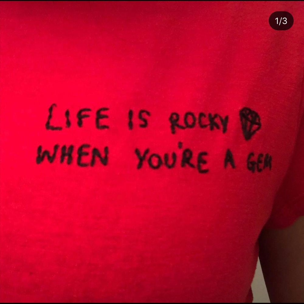 Red Crop Top